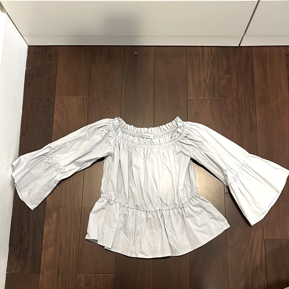 Dondup light blue blouse. Gently used